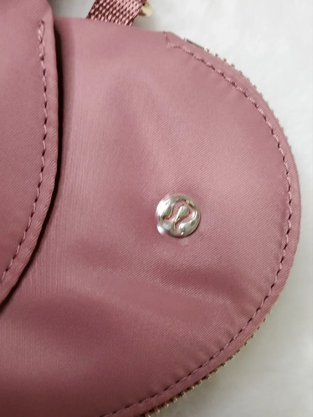 lululemon athletica Dusty Rose Heart Wristlet